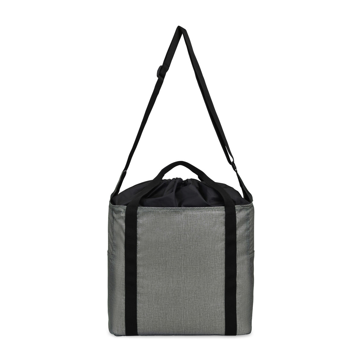 RuMe Recycled Packable Cinch Tote Transfer - Heather Grey - View 3