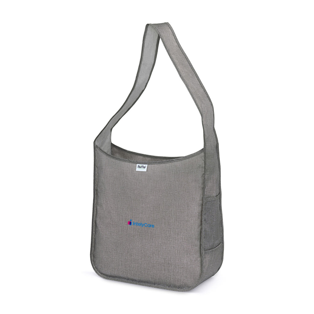 RuMe Recycled Packable Crossbody Tote Transfer - Heather Grey - View 2