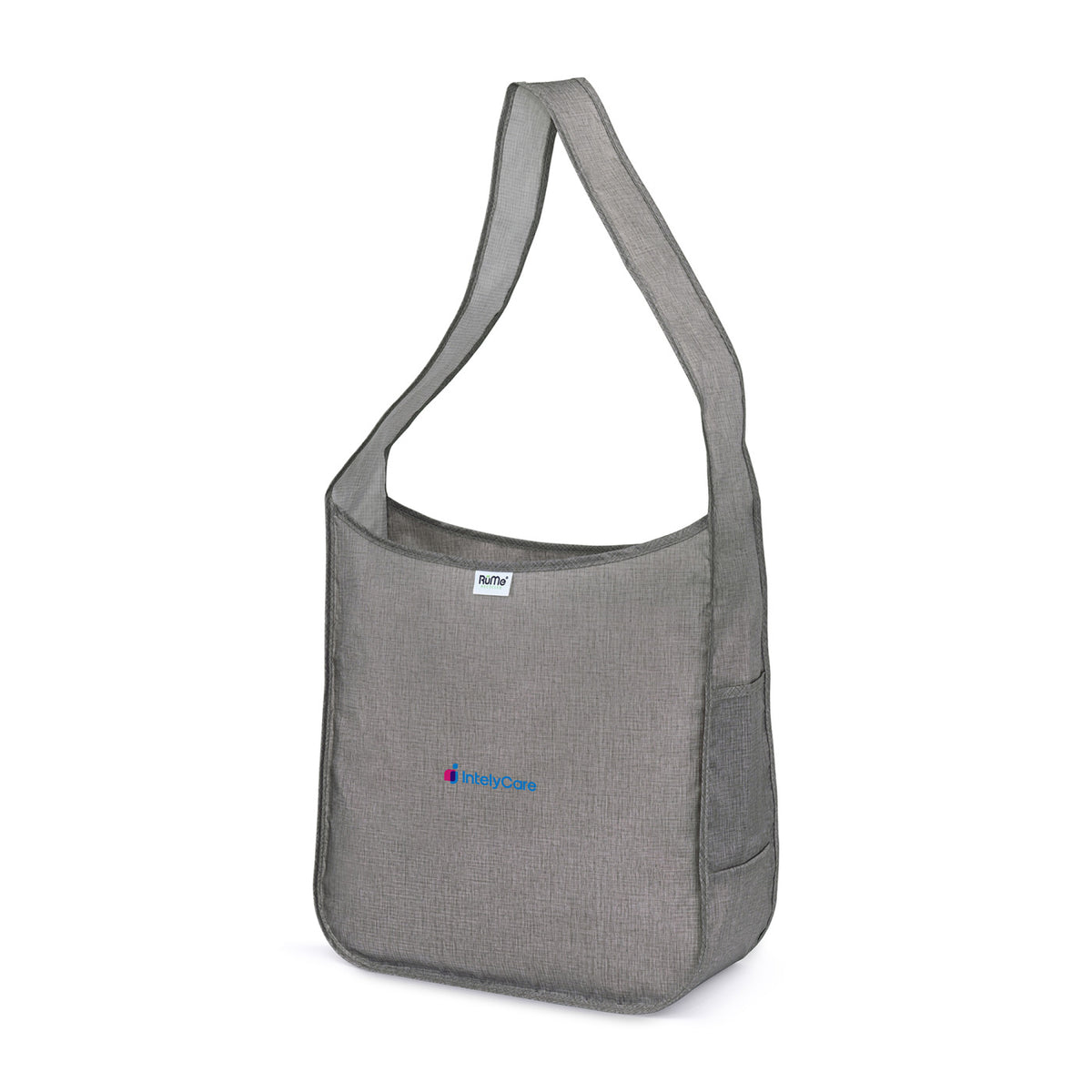 RuMe Recycled Packable Crossbody Tote Transfer - Heather Grey - View 2