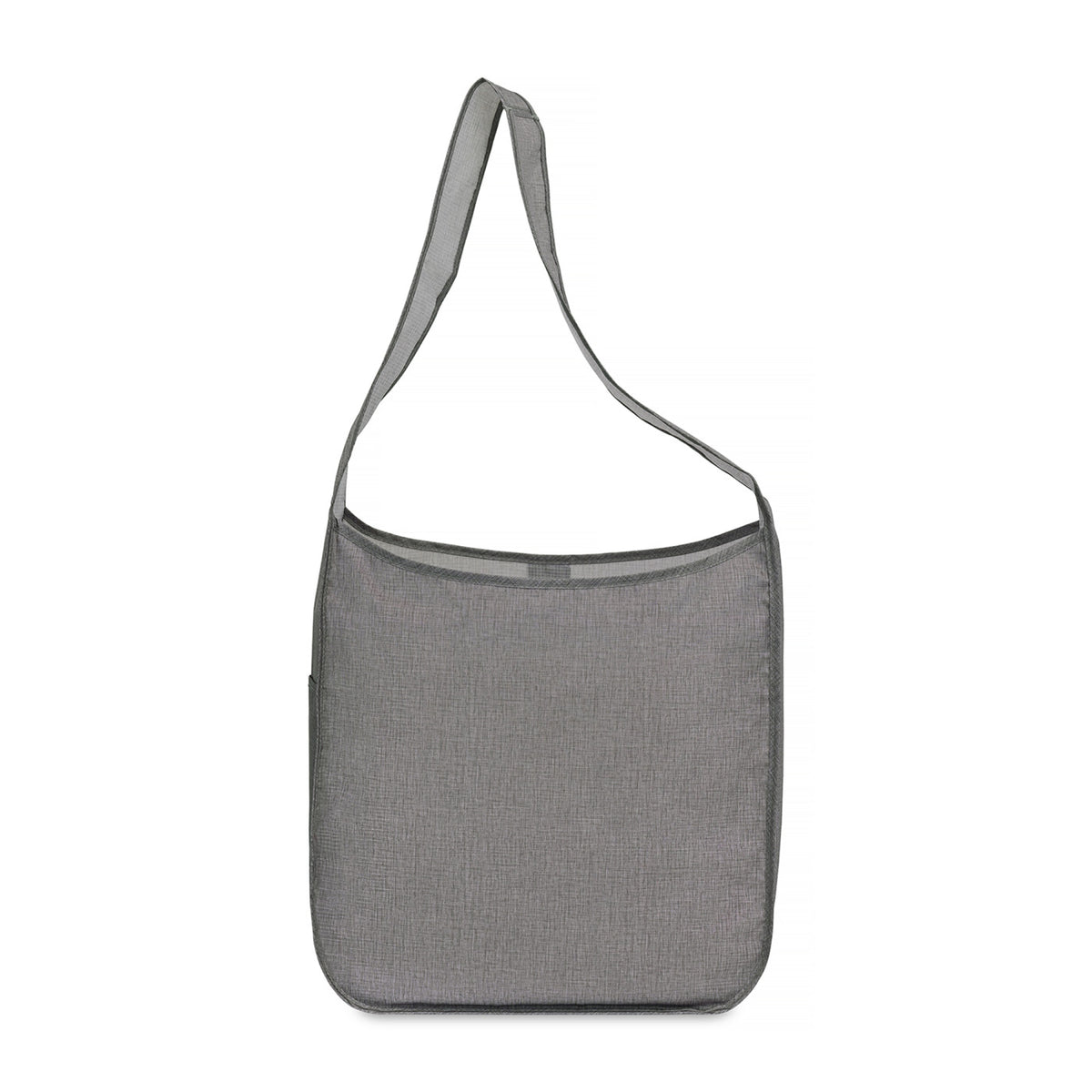 RuMe Recycled Packable Crossbody Tote Transfer - Heather Grey - View 3