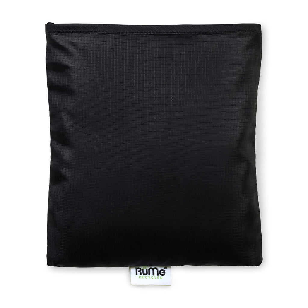 RuMe Recycled Packable Tote, Large Transfer - Black - View 2