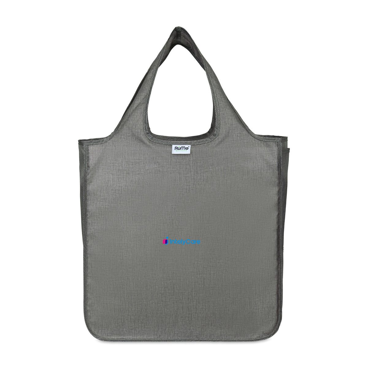 RuMe Recycled Packable Tote, Large Transfer - Heather Grey - View 1