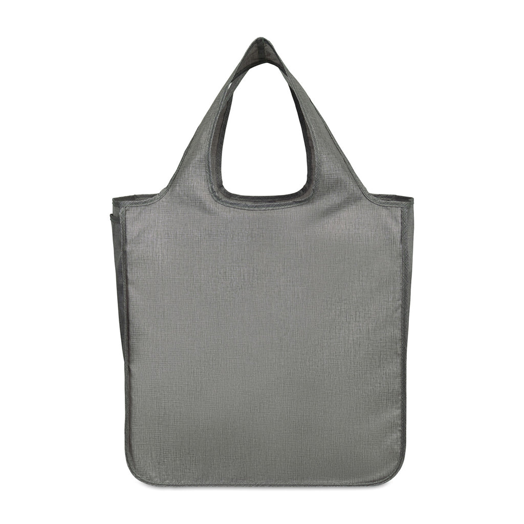 RuMe Recycled Packable Tote, Large Transfer - Heather Grey - View 3
