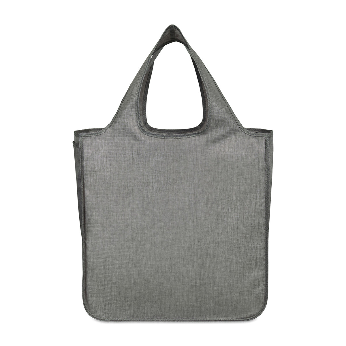 RuMe Recycled Packable Tote, Large Transfer - Heather Grey - View 3