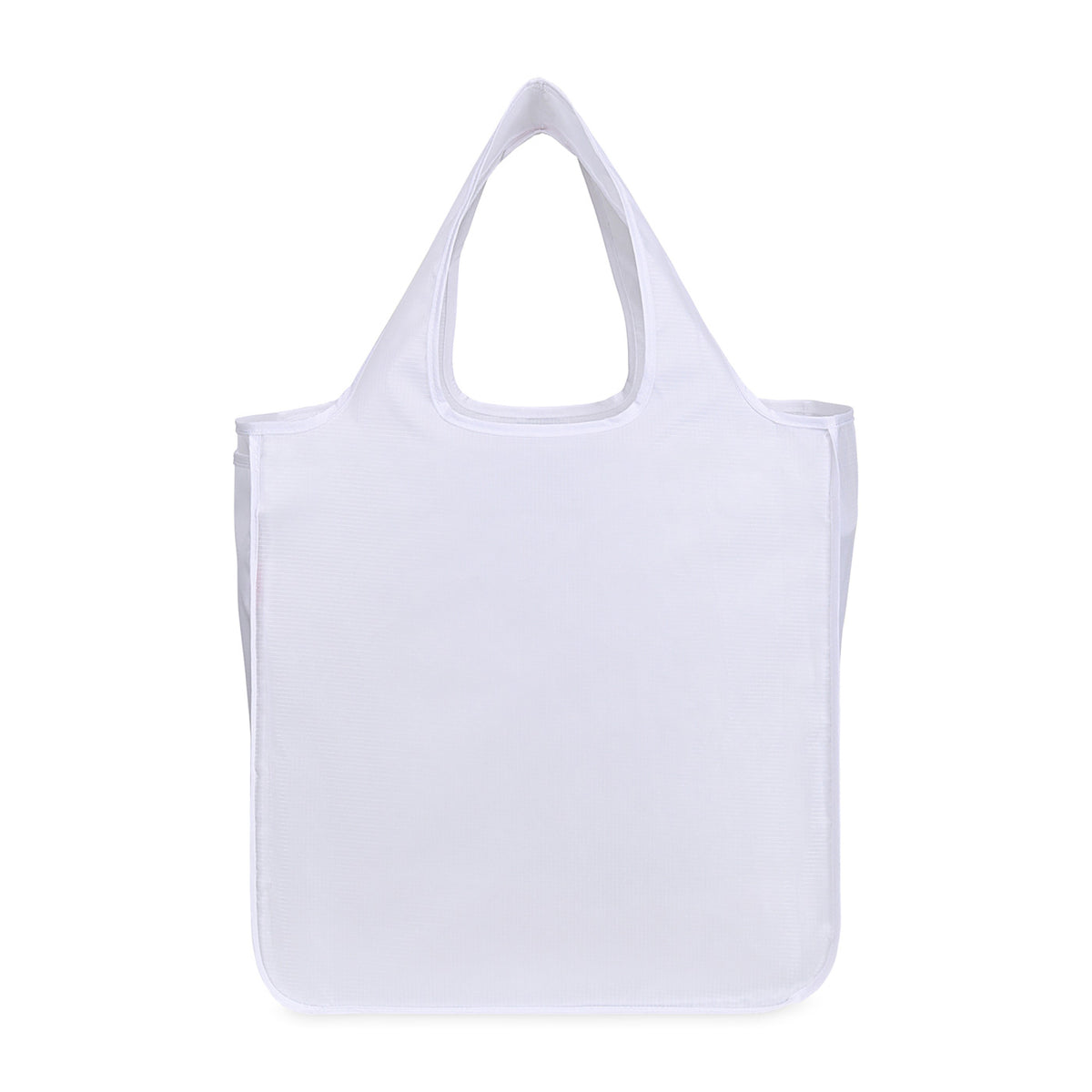 RuMe Recycled Packable Tote, Large Transfer - White - View 3