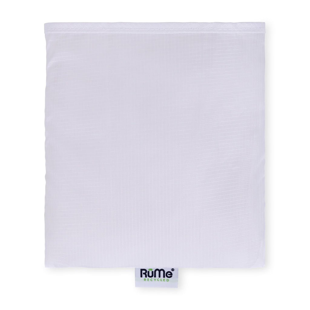 RuMe Recycled Packable Tote, Large Transfer - White - View 4