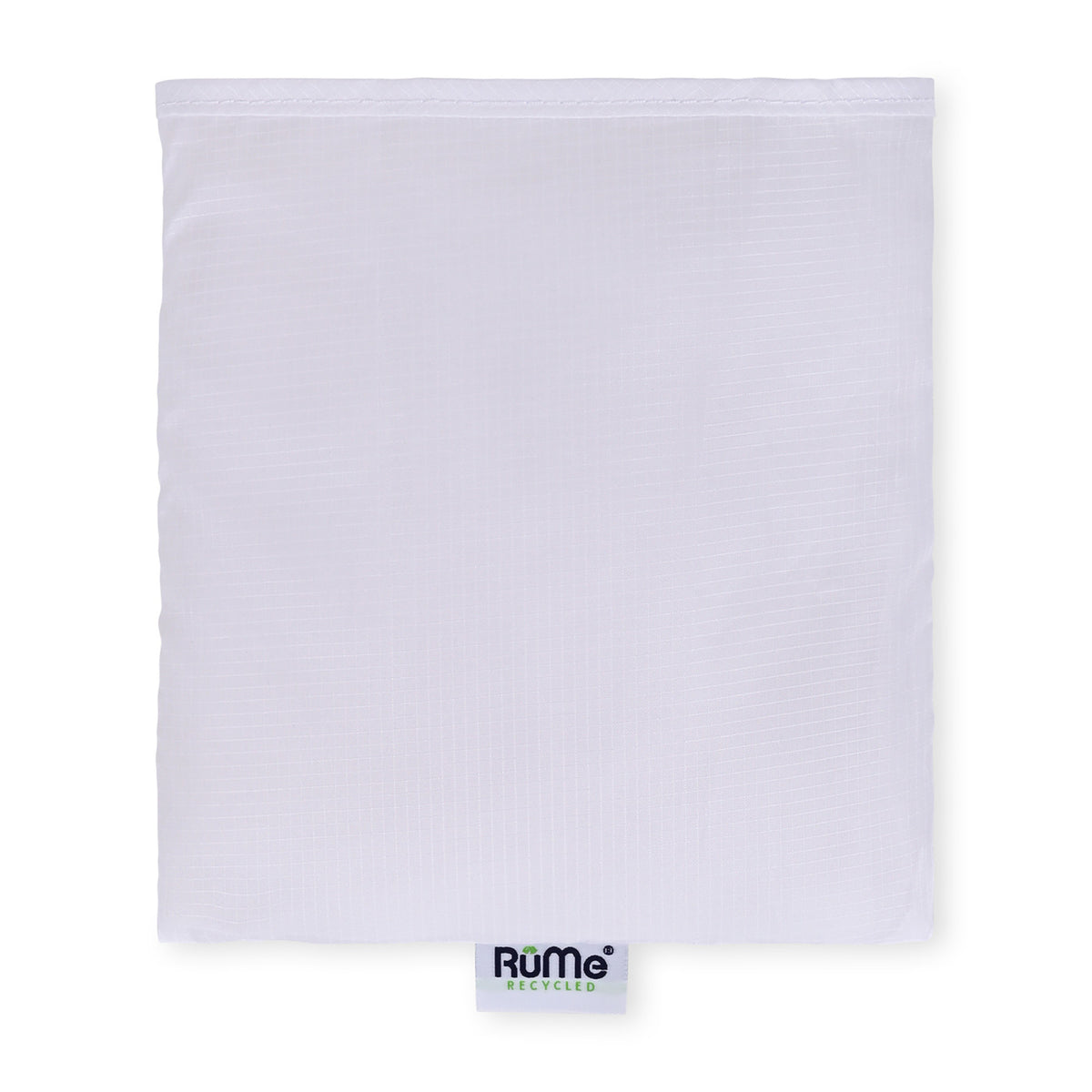 RuMe Recycled Packable Tote, Large Transfer - White - View 4