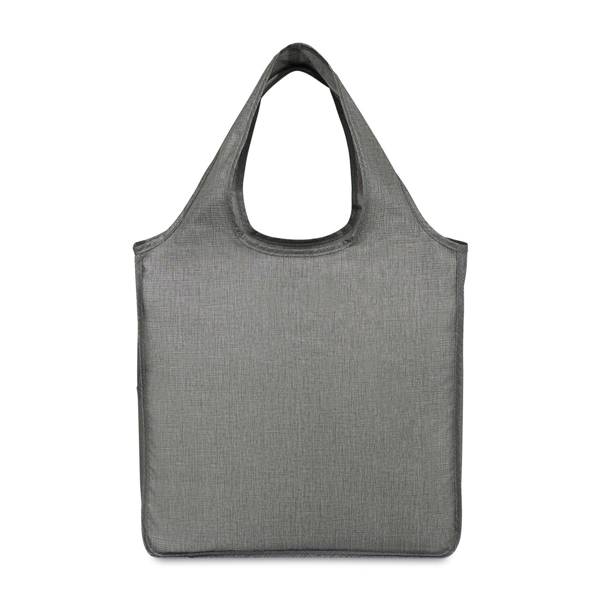 RuMe Recycled Packable Tote, Medium - Heather Grey - View 3