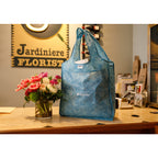 RuMe Recycled Packable Tote, Medium - Retro Blue - View 5