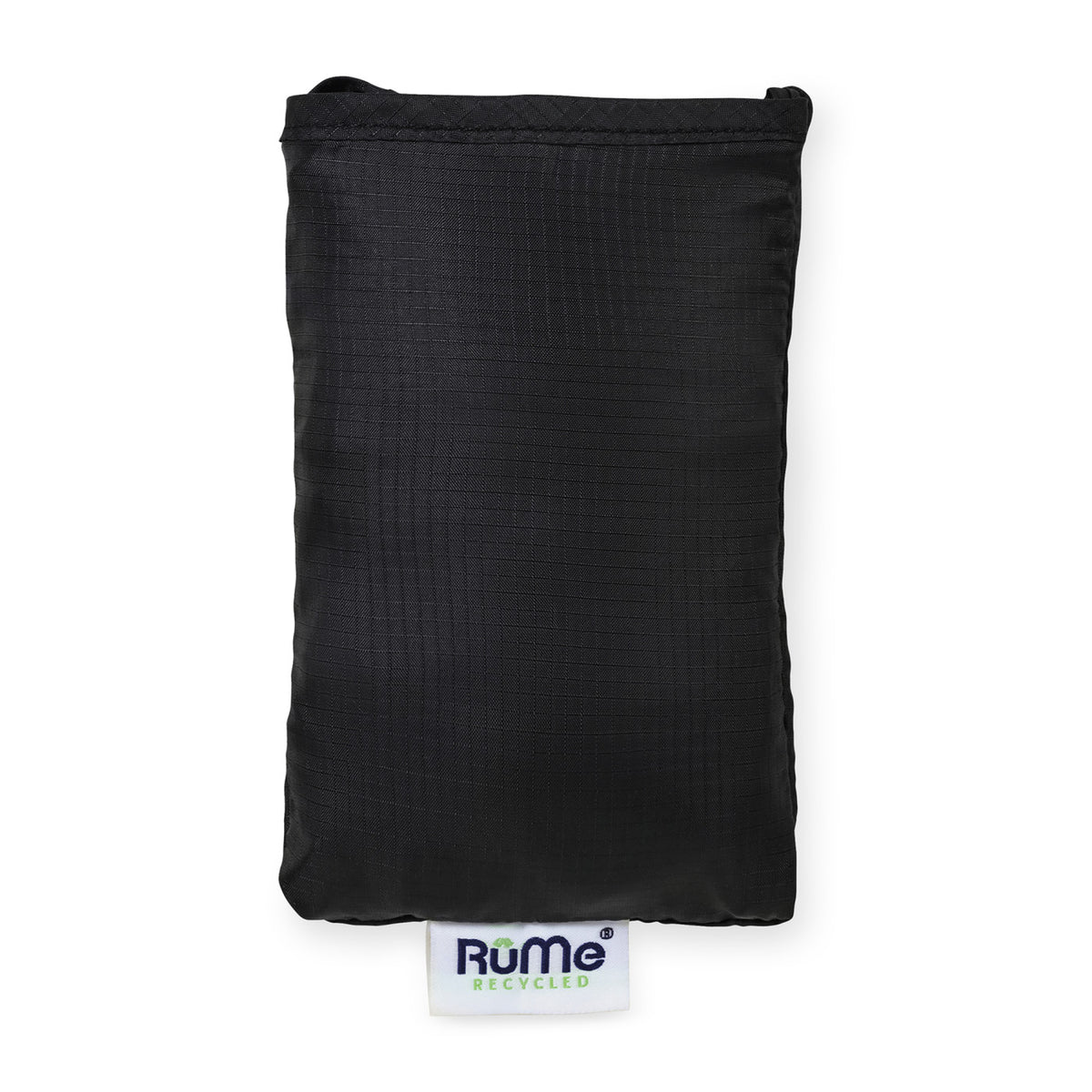 RuMe Recycled Packable Tote, Medium Transfer - Black - View 4