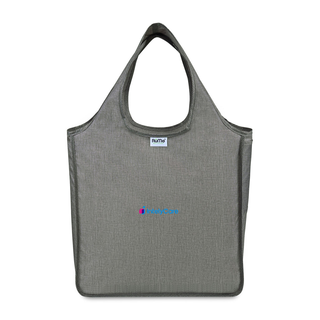 RuMe Recycled Packable Tote, Medium Transfer - Heather Grey - View 1
