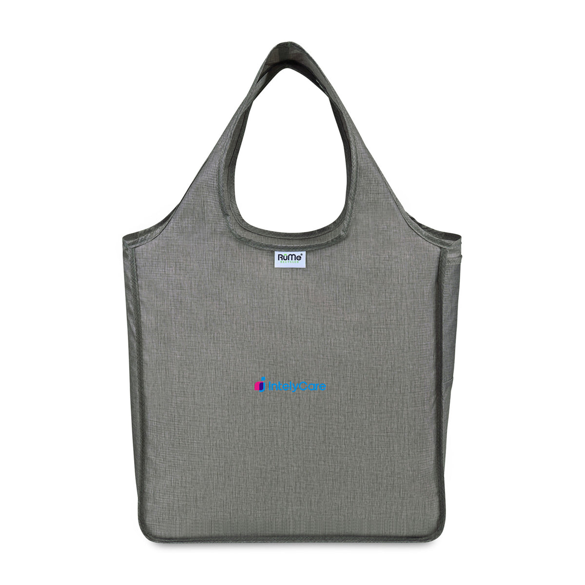 RuMe Recycled Packable Tote, Medium Transfer - Heather Grey - View 1
