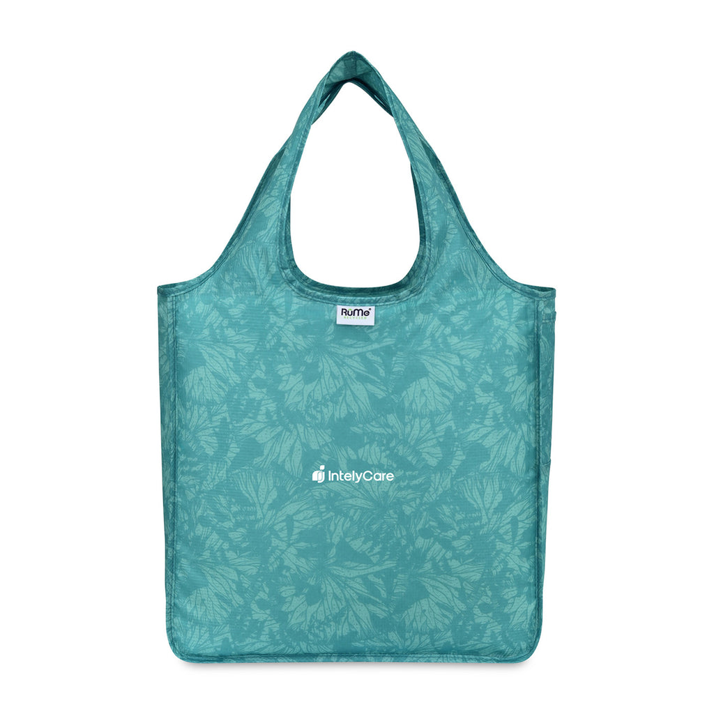 RuMe Recycled Packable Tote, Medium Transfer - Retro Blue - View 1