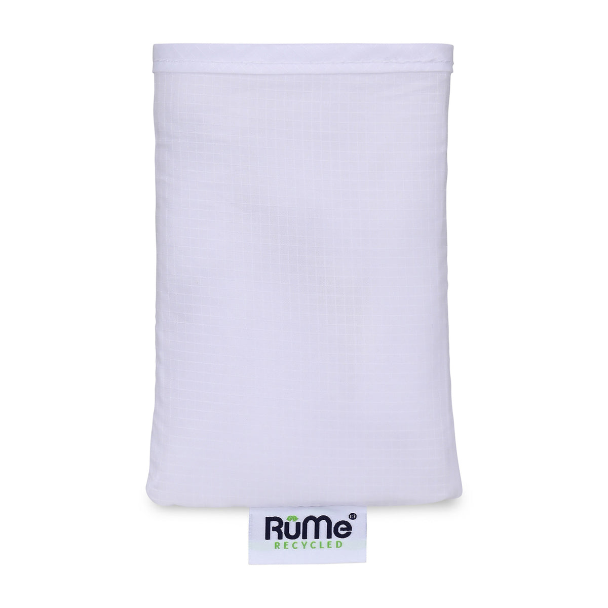 RuMe Recycled Packable Tote, Medium Transfer - White - View 4