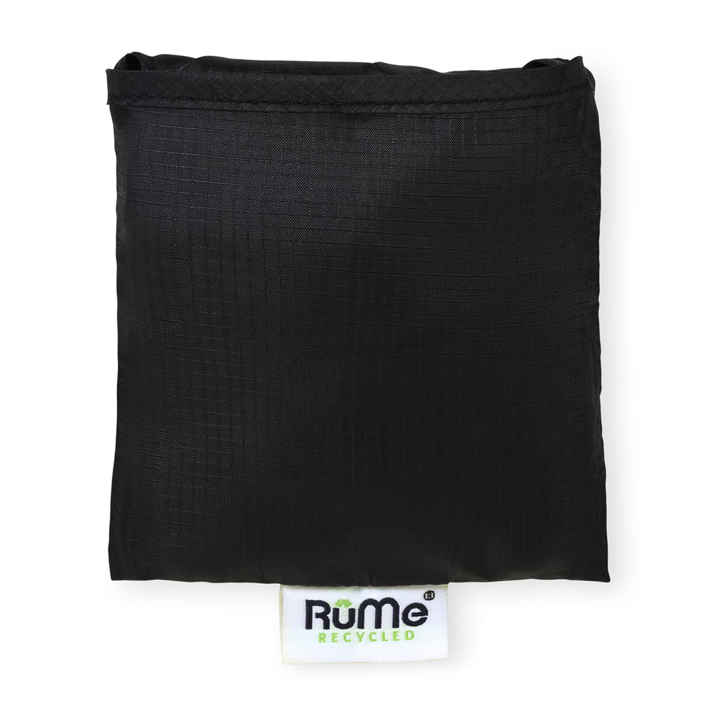 RuMe Recycled Packable Tote, Mini - Black - View 4