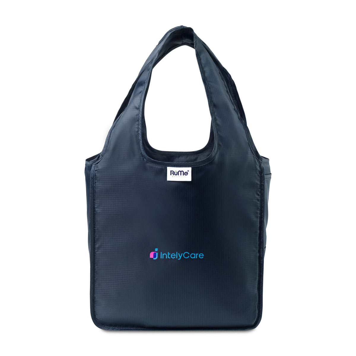 RuMe Recycled Packable Tote, Mini - Navy - View 1