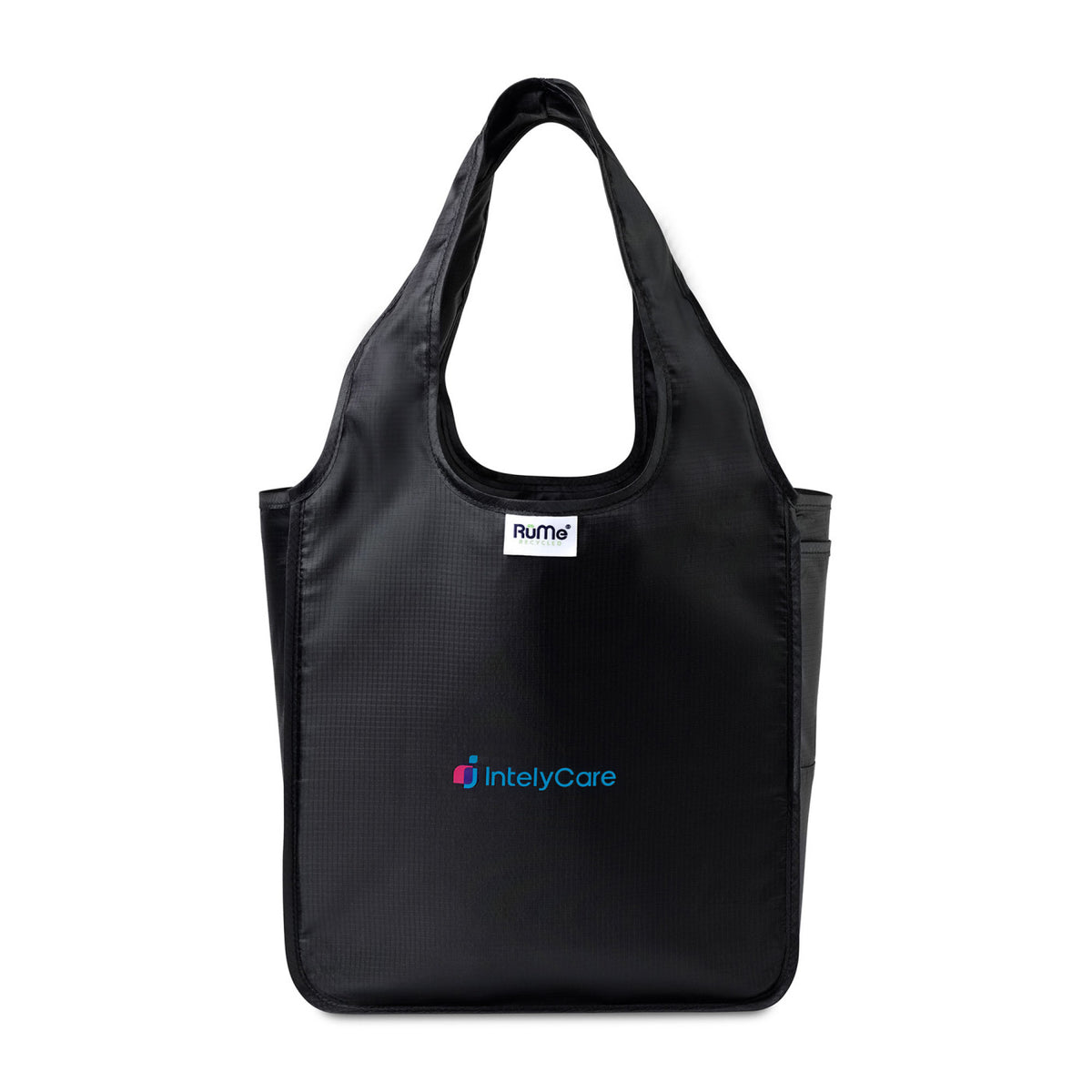 RuMe Recycled Packable Tote, Mini Transfer - Black - View 1