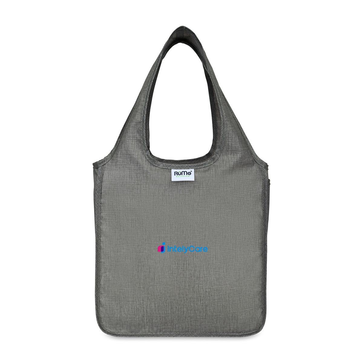RuMe Recycled Packable Tote, Mini Transfer - Heather Grey - View 1