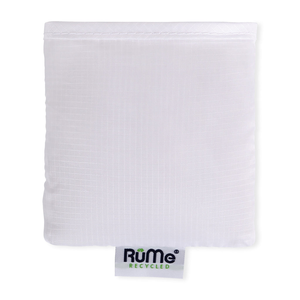 RuMe Recycled Packable Tote, Mini Transfer - White - View 4