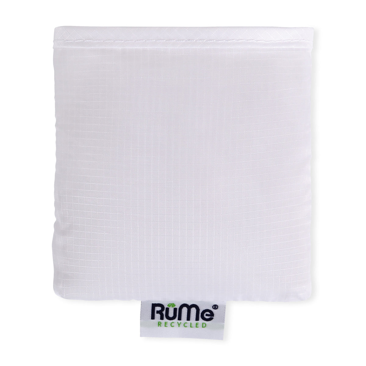 RuMe Recycled Packable Tote, Mini - White - View 4