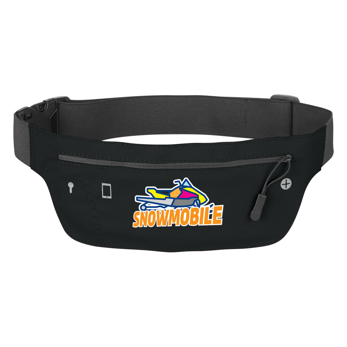 Running Belt and Fanny Pack - Black - Colorbrite