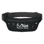 Running Belt and Fanny Pack - Black - Silk Screen