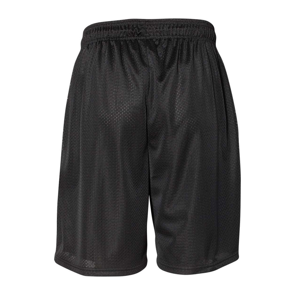 Russell Athletic Men's 9" Dri-Power® Tricot Mesh Shorts with Pockets - Black - Back