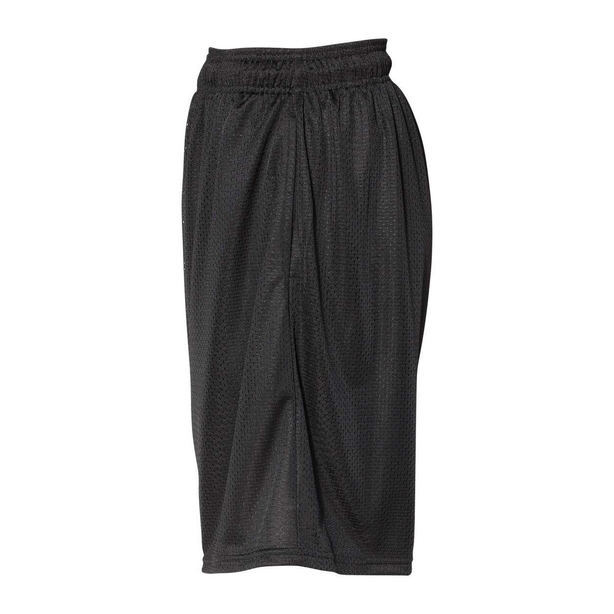 Russell Athletic Men's 9" Dri-Power® Tricot Mesh Shorts with Pockets - Black - Direct Side