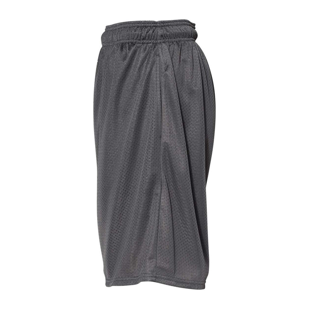 Russell Athletic Men's 9" Dri-Power® Tricot Mesh Shorts with Pockets - Stealth - Direct Side