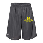 Russell Athletic Men's 9" Dri-Power® Tricot Mesh Shorts with Pockets - Stealth - Front