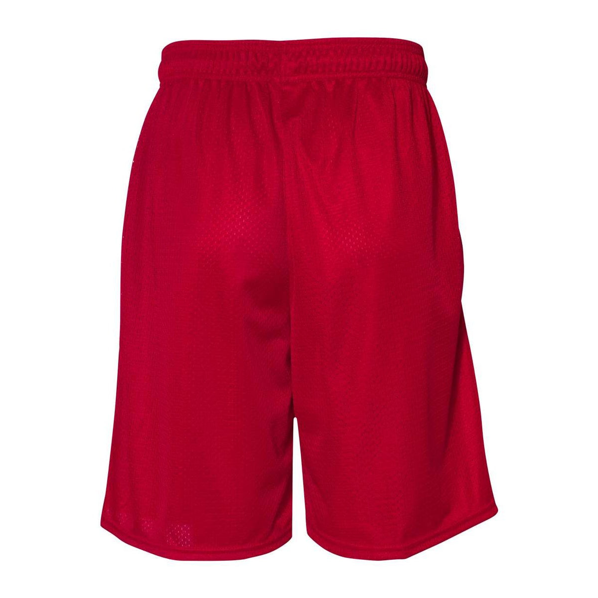 Russell Athletic Men's 9" Dri-Power® Tricot Mesh Shorts with Pockets - True Red - Back