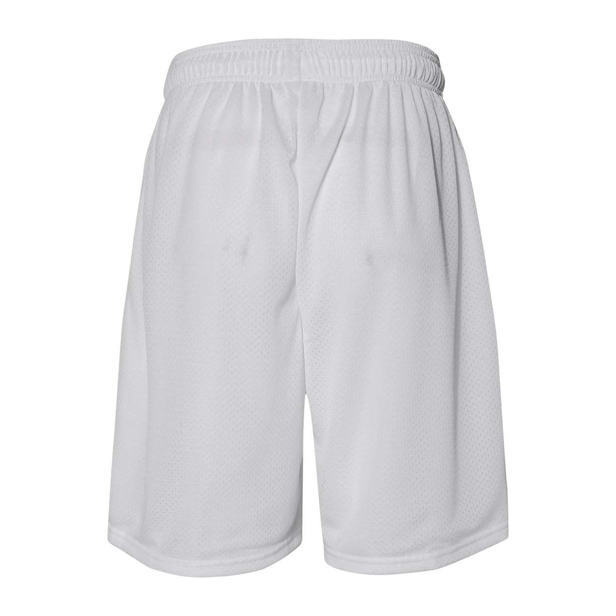 Russell Athletic Men's 9" Dri-Power® Tricot Mesh Shorts with Pockets - White - Back