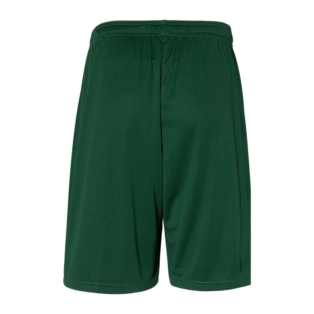 Russell Athletic Men's Dri-Power® Essential 10" Shorts with Pockets - Dark Green - Back