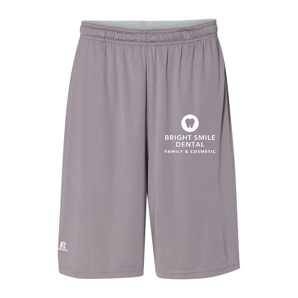 Russell Athletic Men's Dri-Power® Essential 10" Shorts with Pockets - Rock - Front