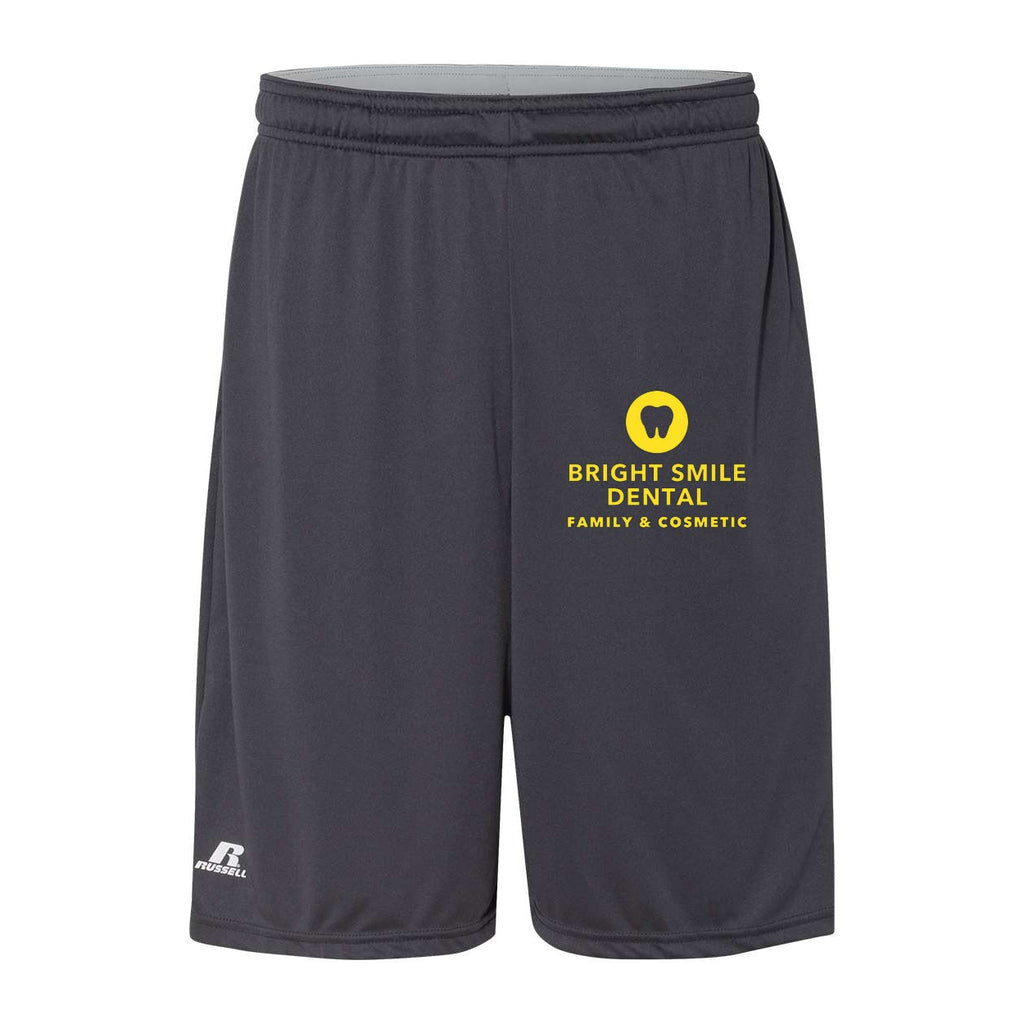 Russell Athletic Men's Dri-Power® Essential 10" Shorts with Pockets - Stealth - Front