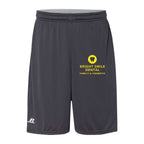 Russell Athletic Men's Dri-Power® Essential 10" Shorts with Pockets - Stealth - Front