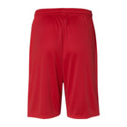 Russell Athletic Men's Dri-Power® Essential 10" Shorts with Pockets - True Red - Back