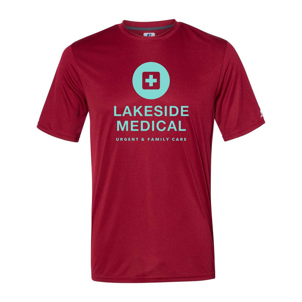 Russell Athletic Unisex Core Performance T-Shirt - Cardinal - Front