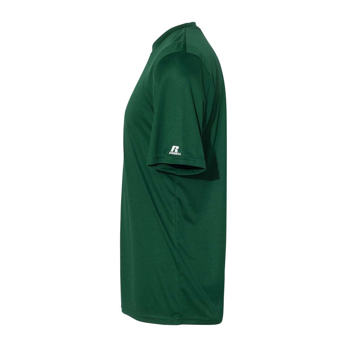 Russell Athletic Unisex Core Performance T-Shirt - Dark Green - Direct Side