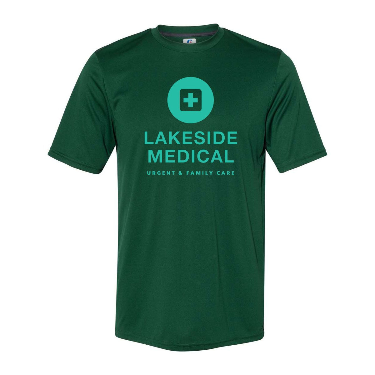 Russell Athletic Unisex Core Performance T-Shirt - Dark Green - Front