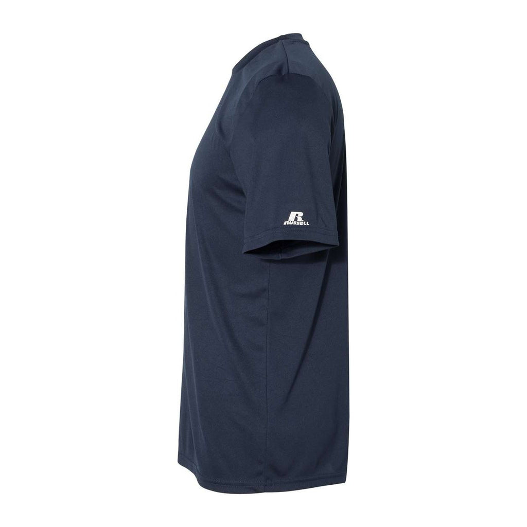 Russell Athletic Unisex Core Performance T-Shirt - Navy - Direct Side