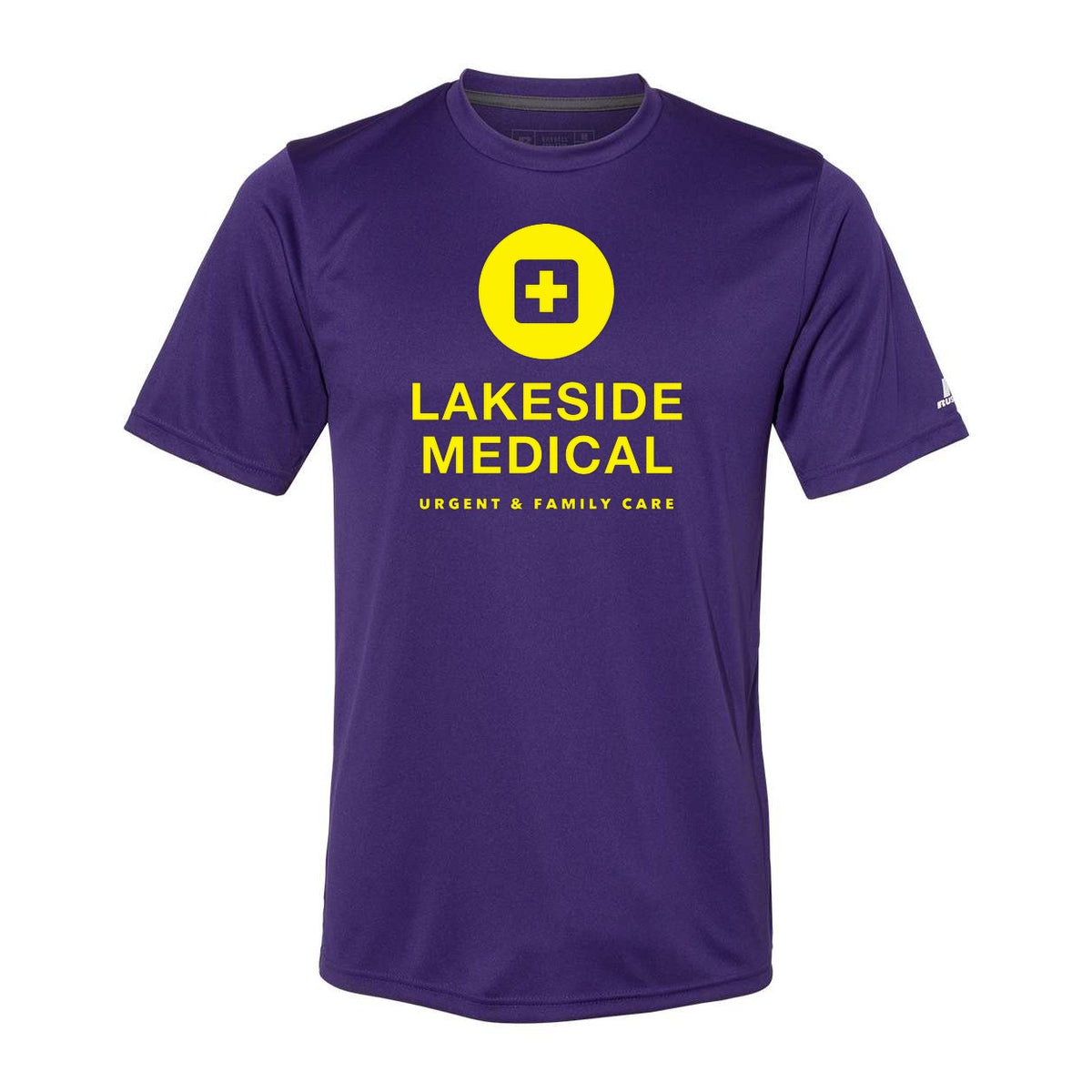 Russell Athletic Unisex Core Performance T-Shirt - Purple - Front