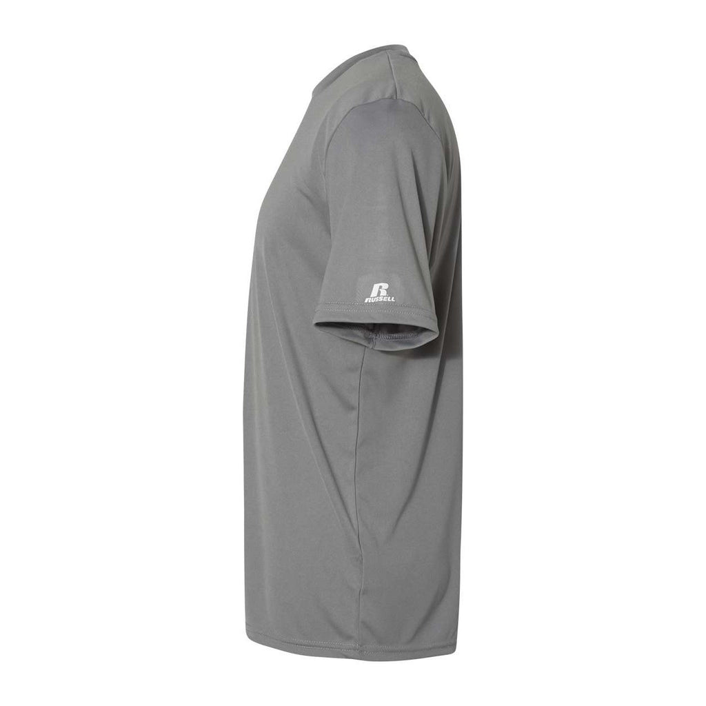 Russell Athletic Unisex Core Performance T-Shirt - Steel - Direct Side