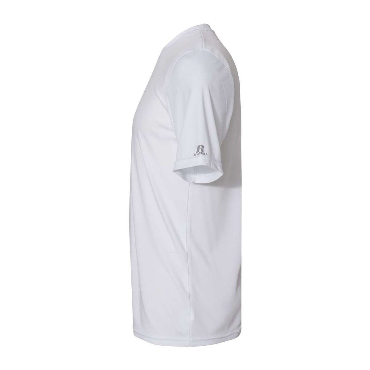 Russell Athletic Unisex Core Performance T-Shirt - White - Direct Side