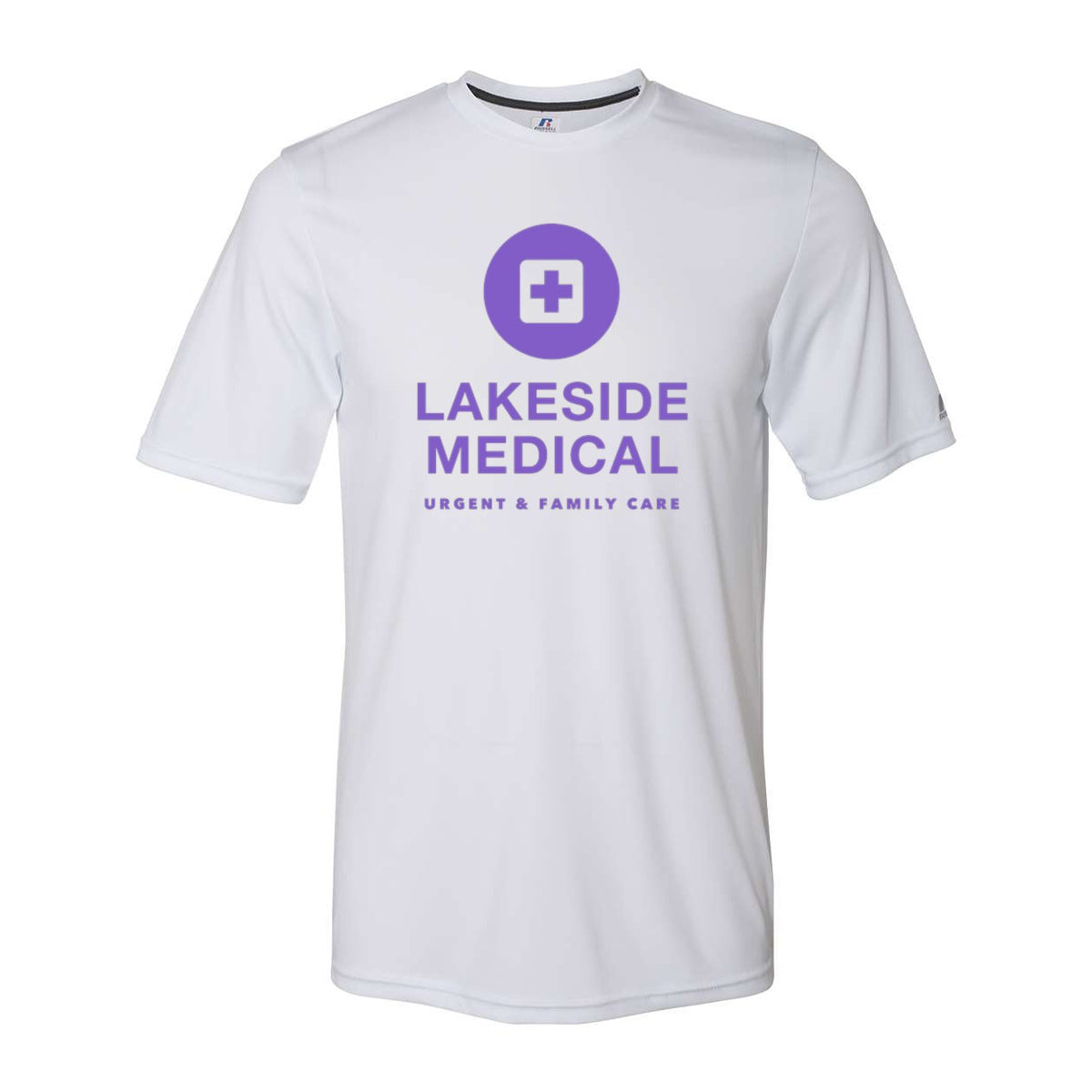 Russell Athletic Unisex Core Performance T-Shirt - White - Front
