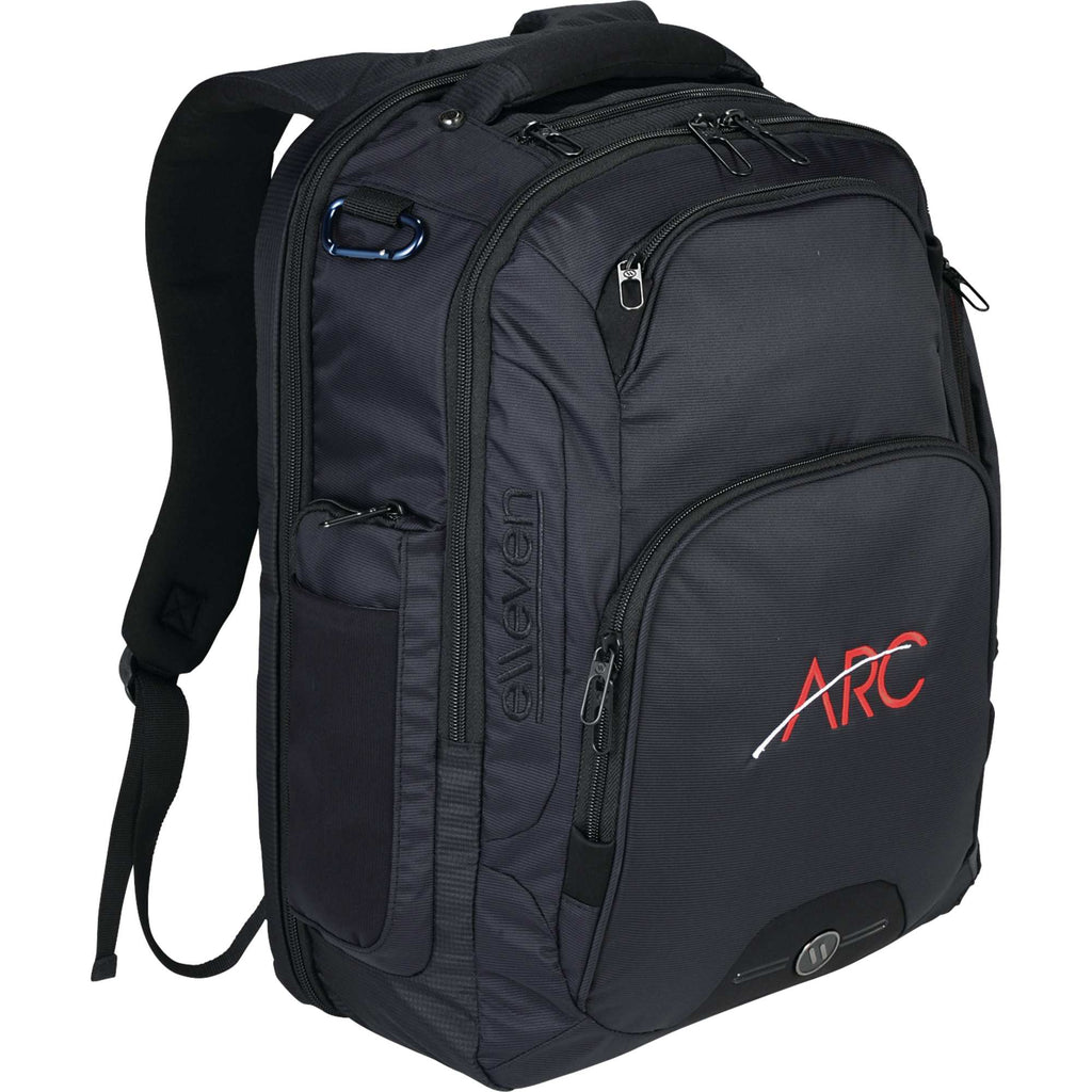 Rutter TSA Laptop Backpack with RFID Pocket, 17 Inch Transfer - Black - Photo