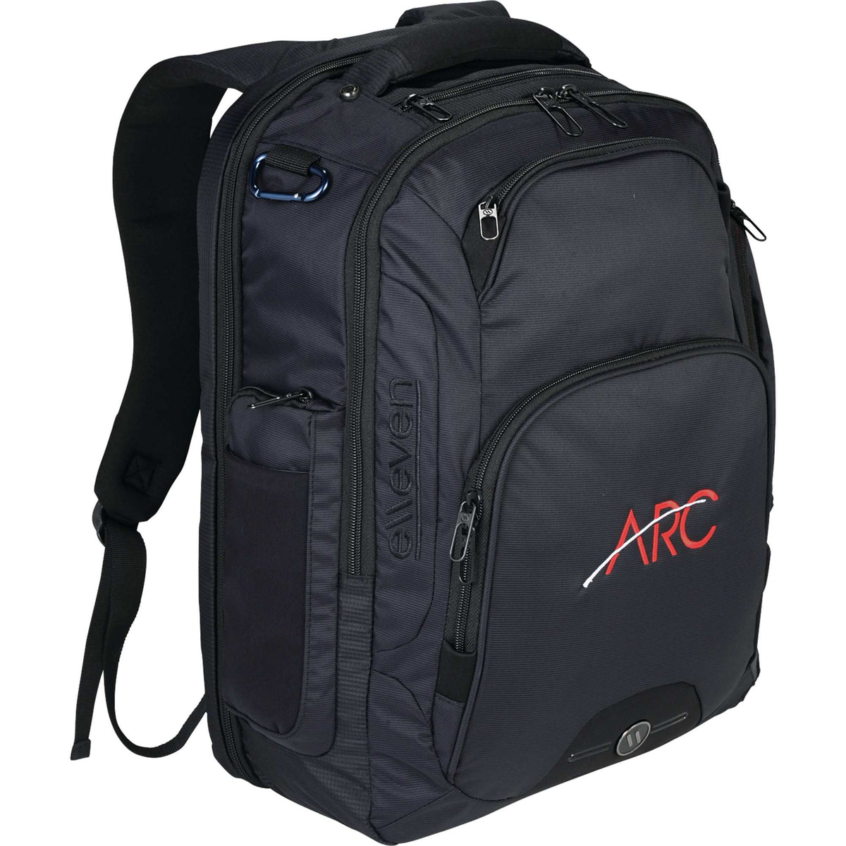 Rutter TSA Laptop Backpack with RFID Pocket, 17 Inch Transfer - Black - Photo