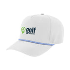 Ryder Ripstop Rope Cap in Recycled PET - White - Colorbrite