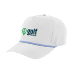 Ryder Ripstop Rope Cap in Recycled PET - White - Embroidery