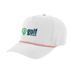 Ryder Ripstop Rope Cap in Recycled PET - White - Embroidery